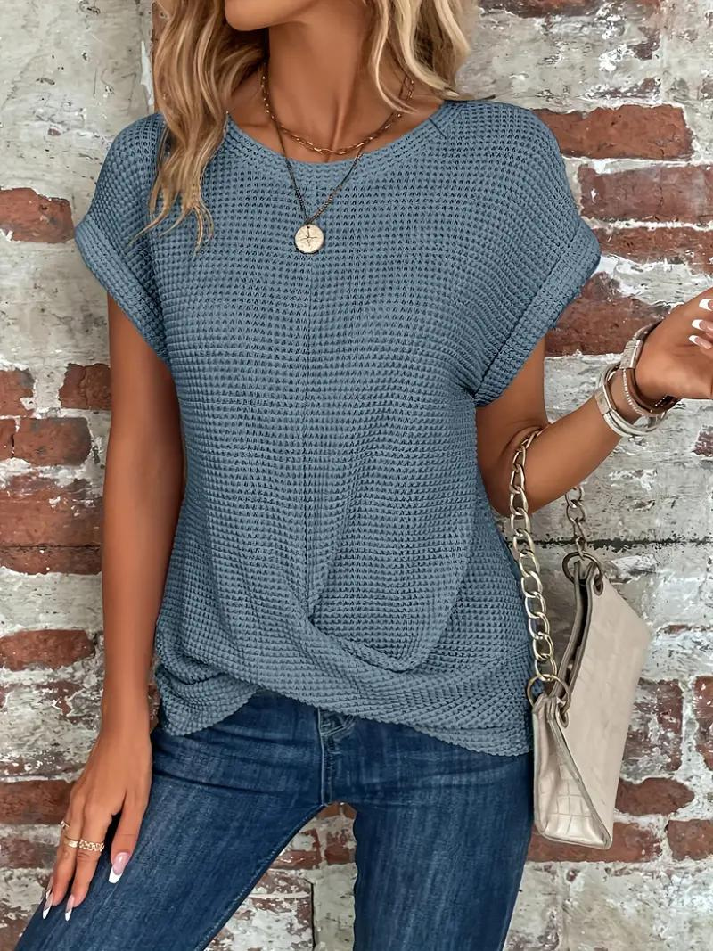 Damen T-Shirt Regular Fit Freizeit Modisch
