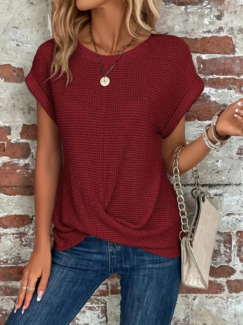 Damen T-Shirt Regular Fit Freizeit Modisch