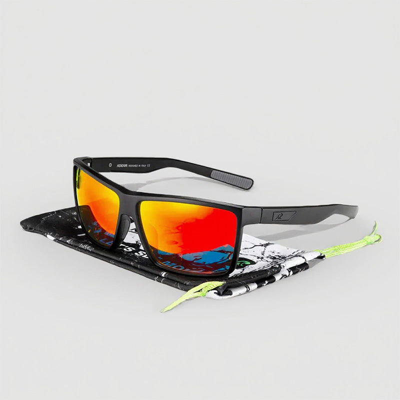 Sportsonnenbrille für Herren mit polarisierten Gläsern