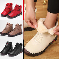 Hohe Damenschuhe Warm Gefüttert Winter Rutschfest