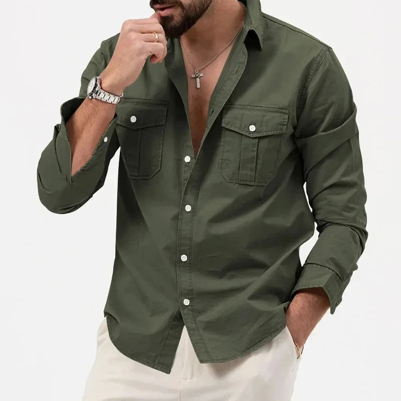 Atmungsaktives Herren Hemd für Outdoor-Aktivitäten im Casual Stil 1