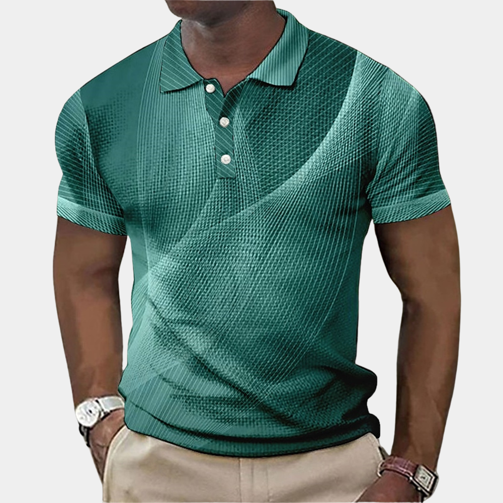 Atmungsaktives Herren Poloshirt im klassischen Schnitt für den Sommer