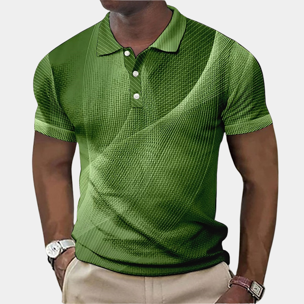 Atmungsaktives Herren Poloshirt im klassischen Schnitt für den Sommer