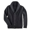 Herren Cardigan Regular Fit Rippstrick mit Schalkragen Freizeit