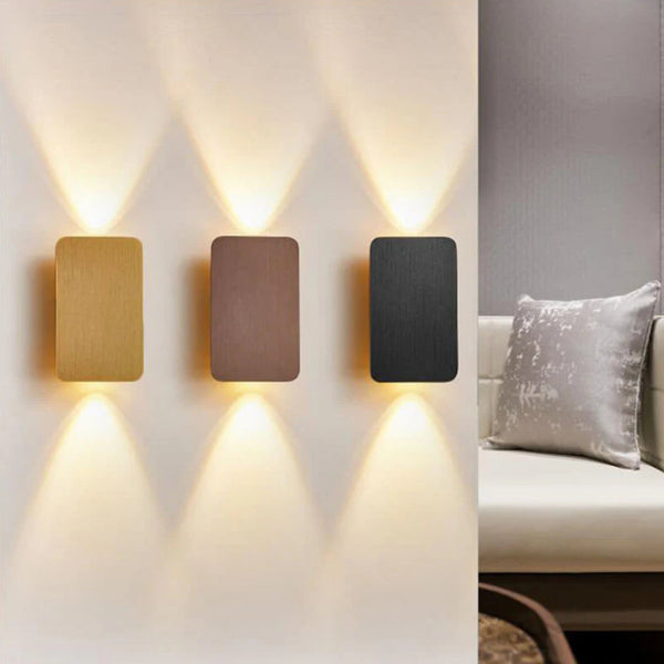 LED-Wandleuchte Minimalistisch Rechteckig Skandinavisch Wohnzimmer