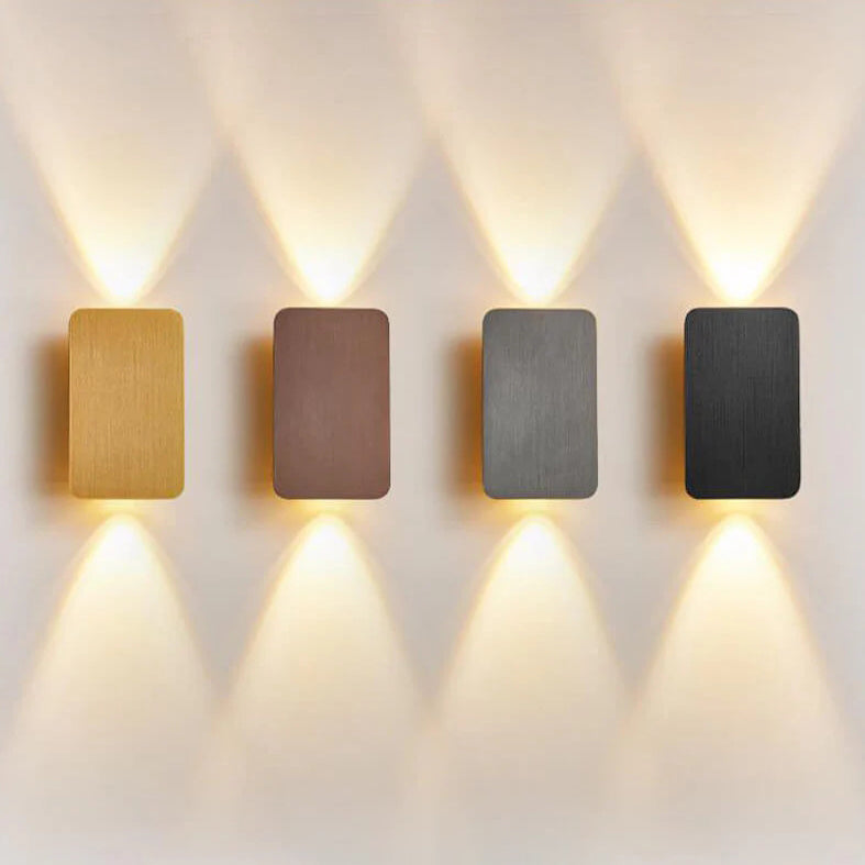 LED-Wandleuchte Minimalistisch Rechteckig Skandinavisch Wohnzimmer