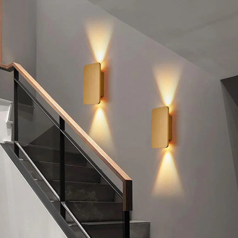 LED-Wandleuchte Minimalistisch Rechteckig Skandinavisch Wohnzimmer