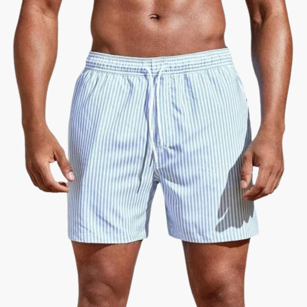 Badehosen für Herren | Elastische Badeshorts mit Kordelzug | Bequeme Shorts für Strand und Sport