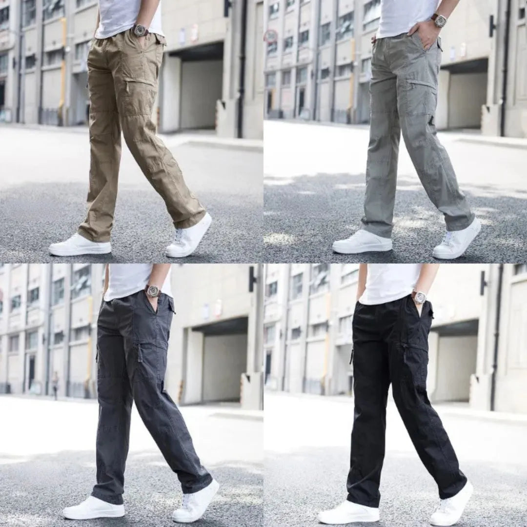 Cargo-Hosen für Herren mit 4-Wege-Stretch und bequemer Passform