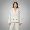 Damen Kurzmantel Regular Fit Casual Elegant