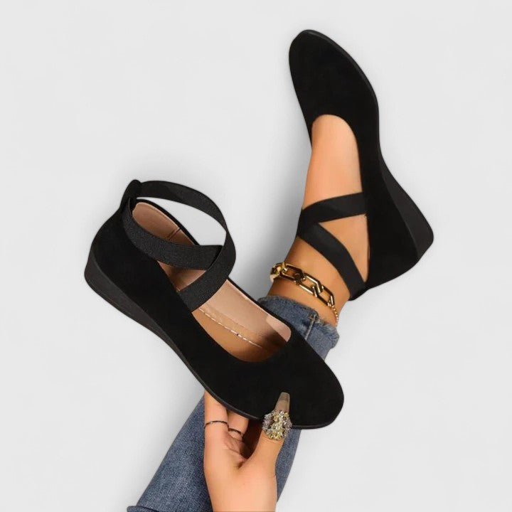 Damen Keilsandalen mit verstellbarem Riemen Casual Komfort