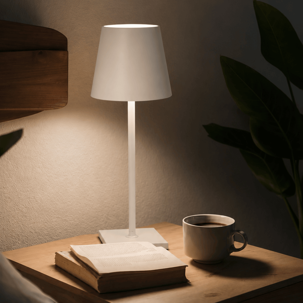 Wiederaufladbare Touch-Lampe Modernes Design für Wohn- und Außenbereich