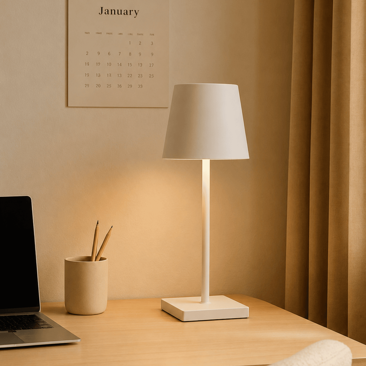 Wiederaufladbare Touch-Lampe Modernes Design für Wohn- und Außenbereich
