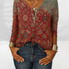 Bluse Damen | Florales Design & Lockere Passform