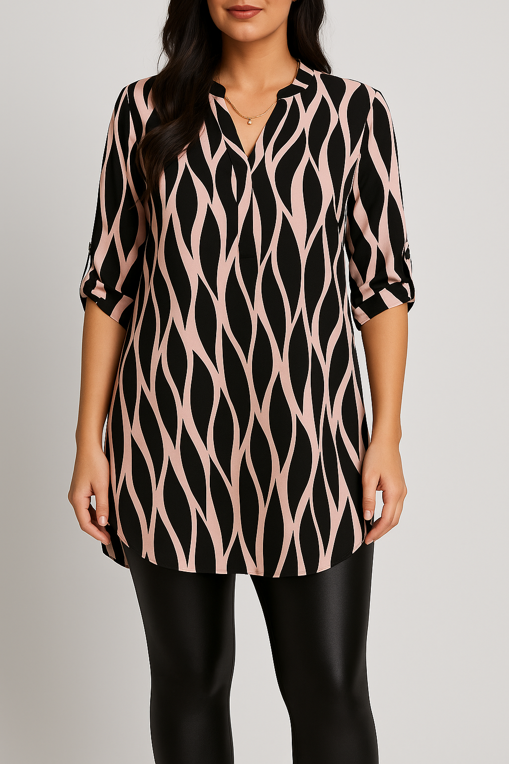 Damen Bluse Relaxed Fit Freizeit Lässig & Figurschmeichelnd