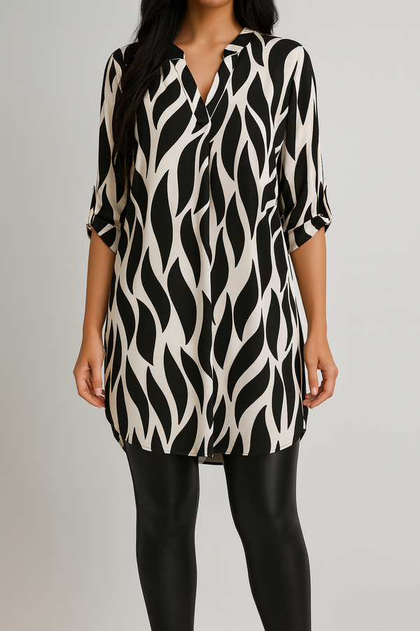 Damen Bluse Relaxed Fit Freizeit Lässig & Figurschmeichelnd