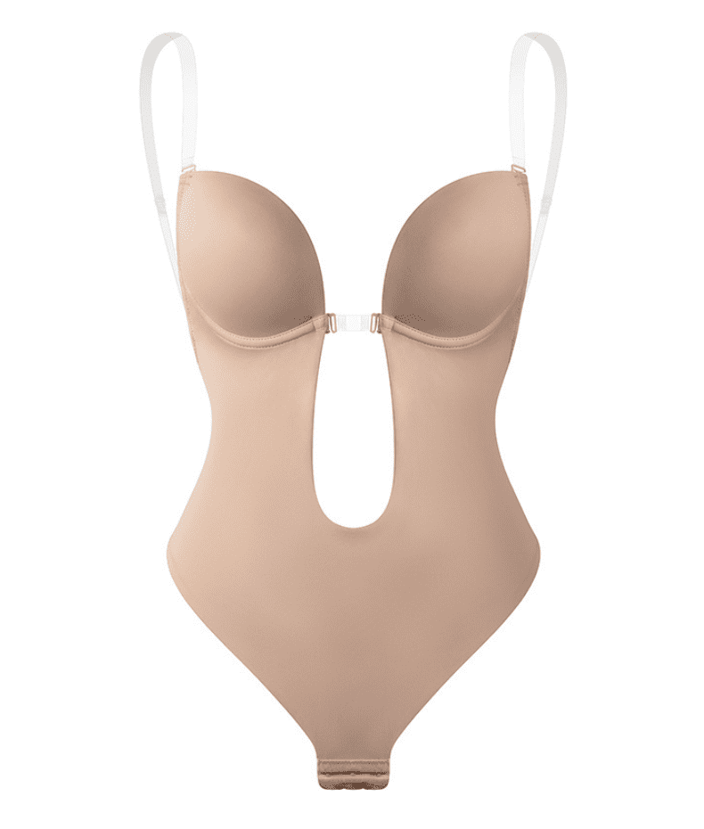 Damen Body Slim Fit Elegant Rückenfrei Freizeit