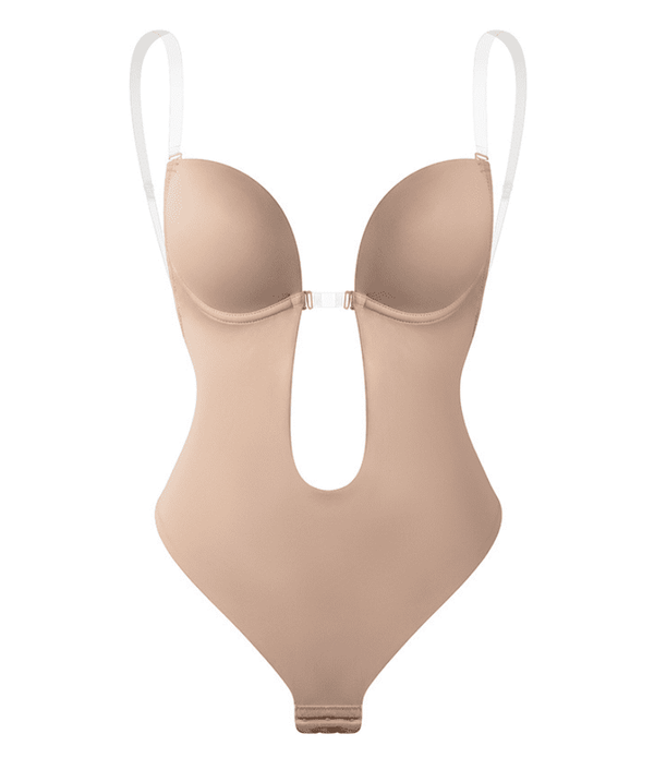 Damen Body Slim Fit Elegant Rückenfrei Freizeit