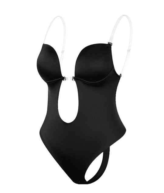 Damen Body Slim Fit Elegant Rückenfrei Freizeit