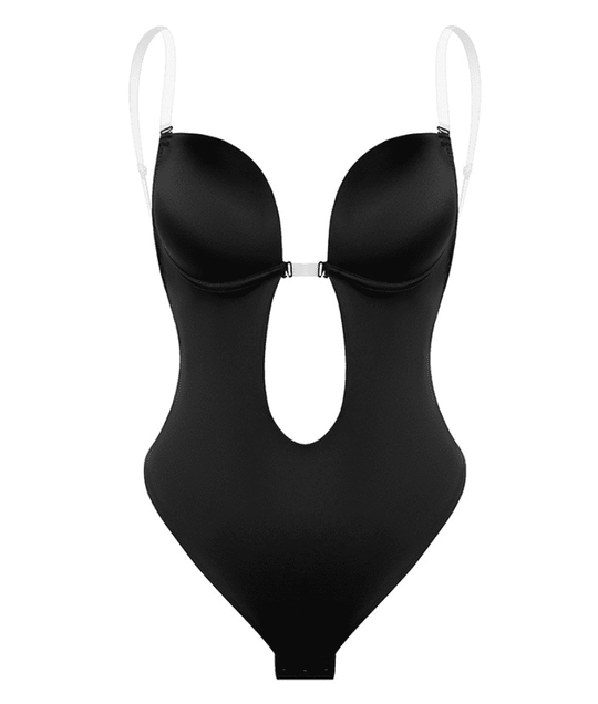 Damen Body Slim Fit Elegant Rückenfrei Freizeit
