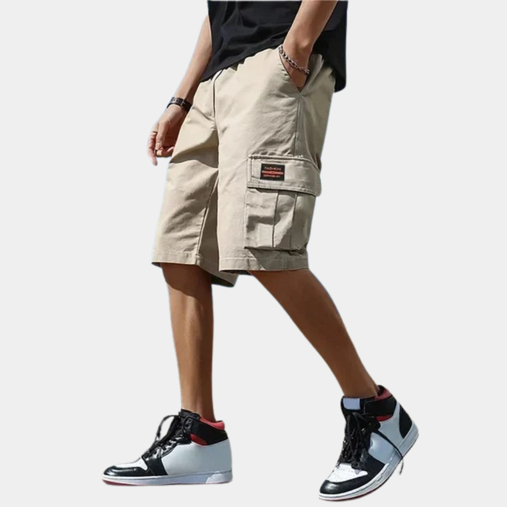 Herren Cargo Shorts Regular Fit Freizeit mit praktischen Taschen