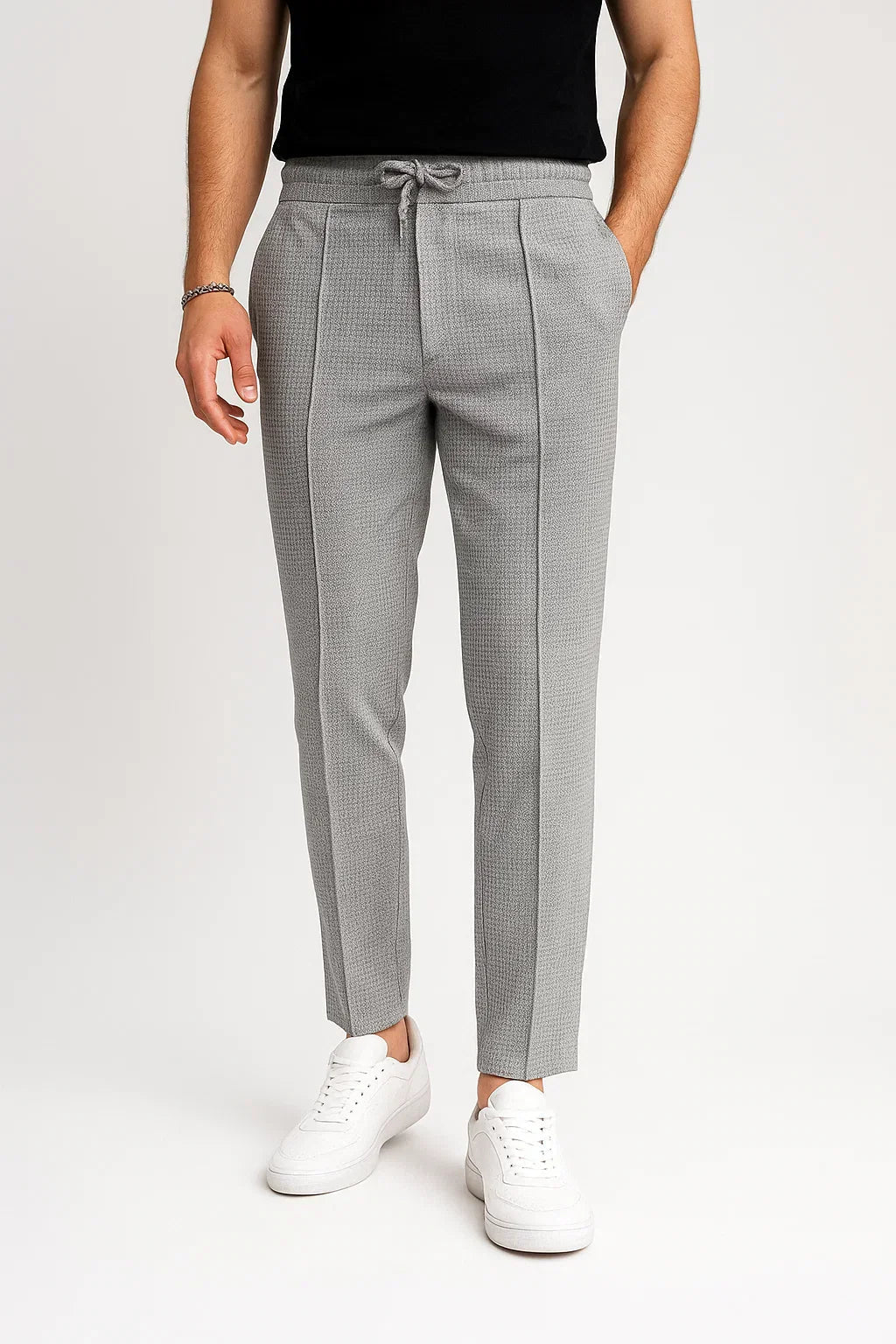 Herren Slim Fit Jogginghose Freizeit mit strukturierter Oberfläche