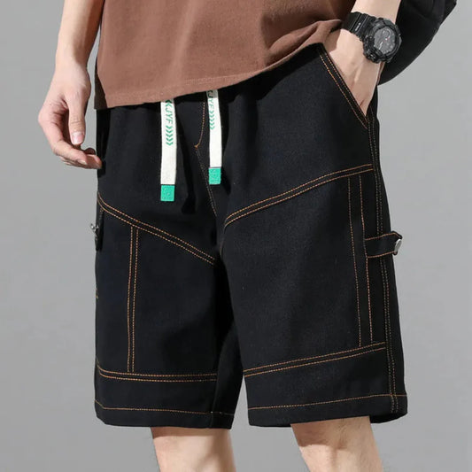 Cargo Shorts für Herren im lässigen Stil mit verstellbarem Bund