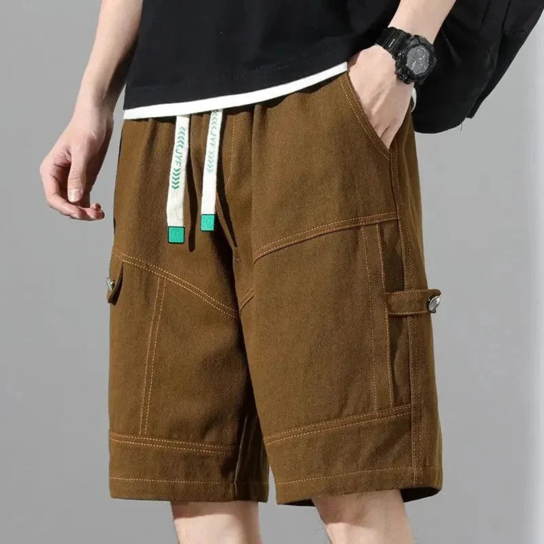 Cargo Shorts für Herren im lässigen Stil mit verstellbarem Bund