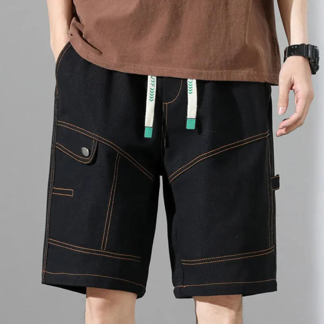 Cargo Shorts für Herren im lässigen Stil mit verstellbarem Bund