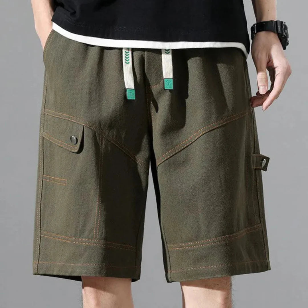 Cargo Shorts für Herren im lässigen Stil mit verstellbarem Bund