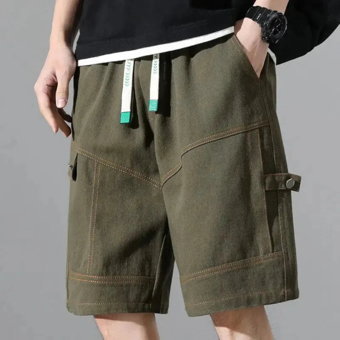 Cargo Shorts für Herren im lässigen Stil mit verstellbarem Bund
