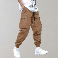 Pantalon cargo ample pour hommes avec un design respirant et des poches pratiques