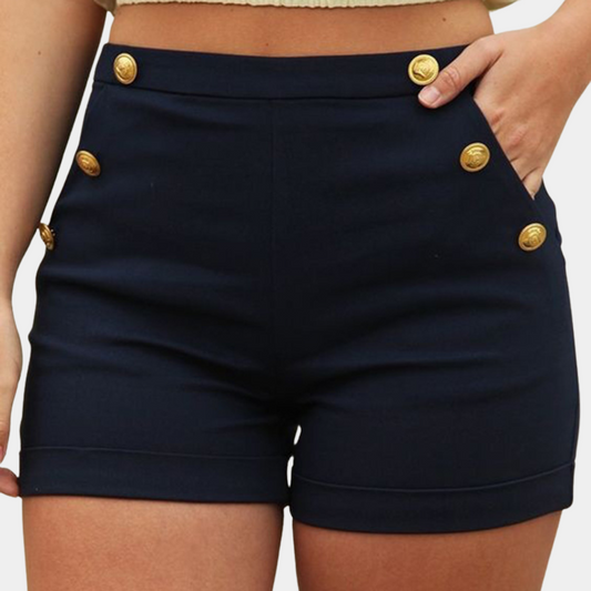 Damen Shorts Slim Fit Freizeit Sommer Elegant