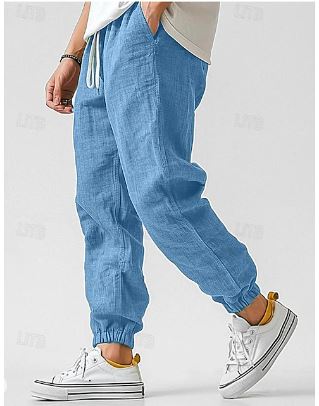 Hochtaillierte Cargo-Hosen für Herren aus atmungsaktivem Material