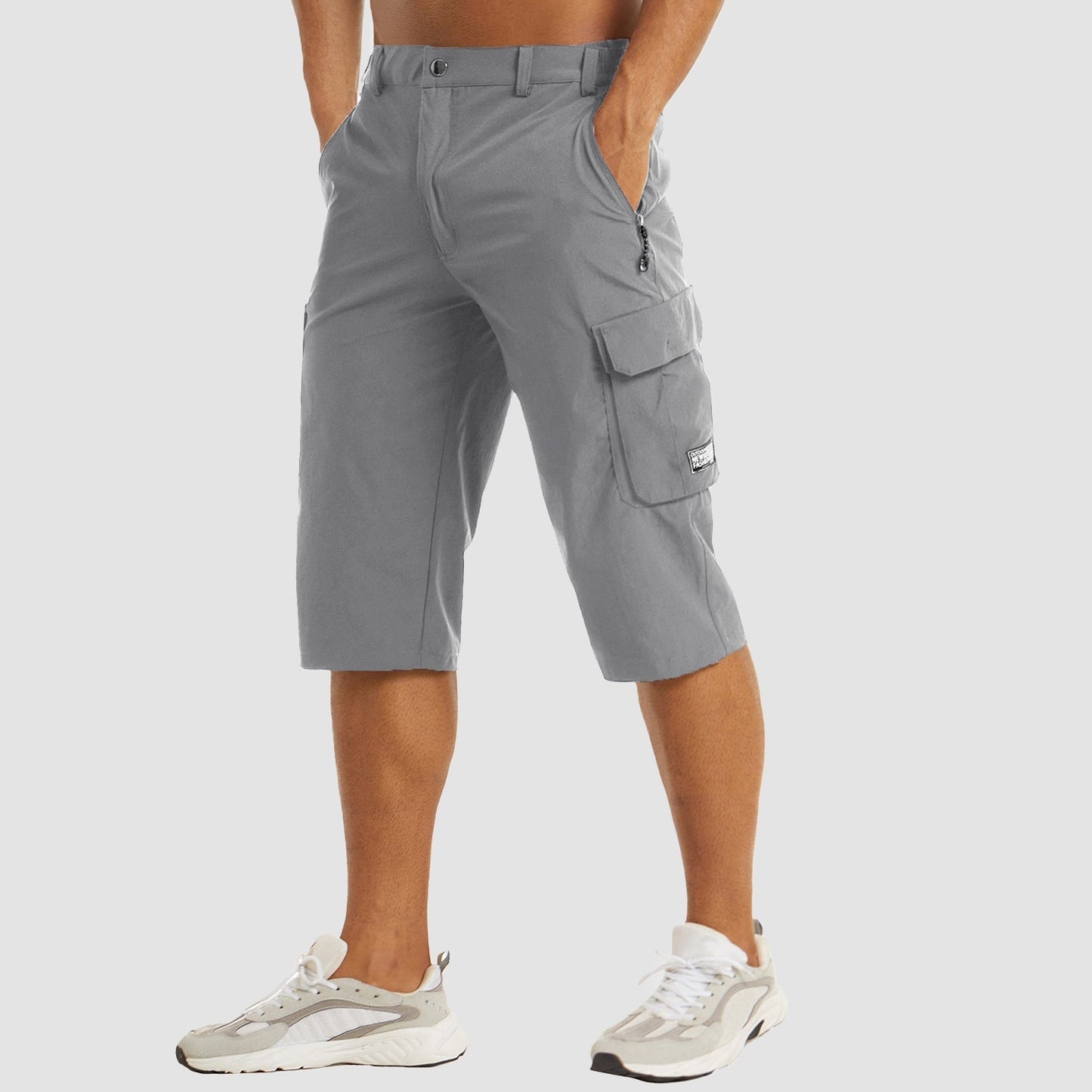 Cargo-Shorts für Männer aus schnelltrocknendem Nylon mit bequemer Passform | Vielseitige Outdoor-Bekleidung für Sommerabenteuer 1