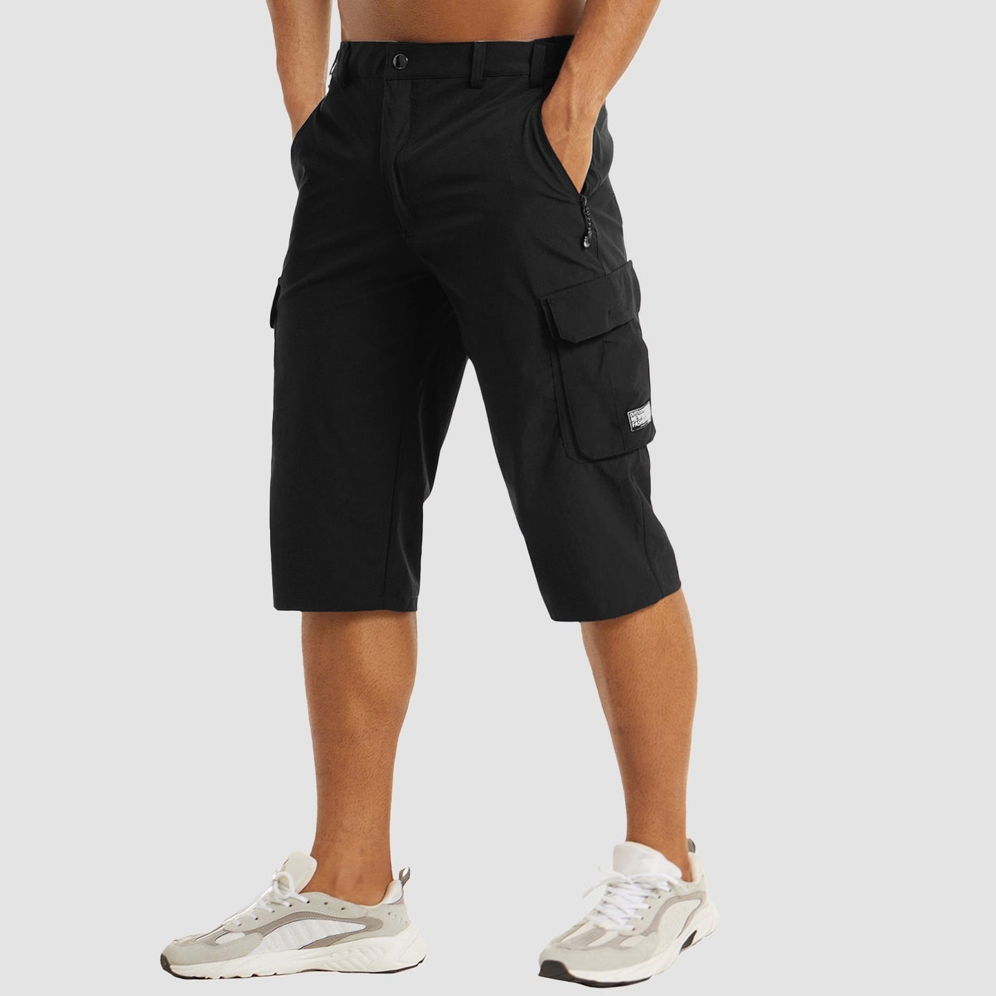 Cargo-Shorts für Männer aus schnelltrocknendem Nylon mit bequemer Passform | Vielseitige Outdoor-Bekleidung für Sommerabenteuer 3