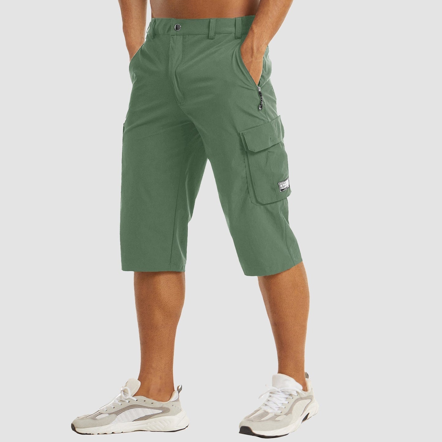 Cargo-Shorts für Männer aus schnelltrocknendem Nylon mit bequemer Passform | Vielseitige Outdoor-Bekleidung für Sommerabenteuer 4