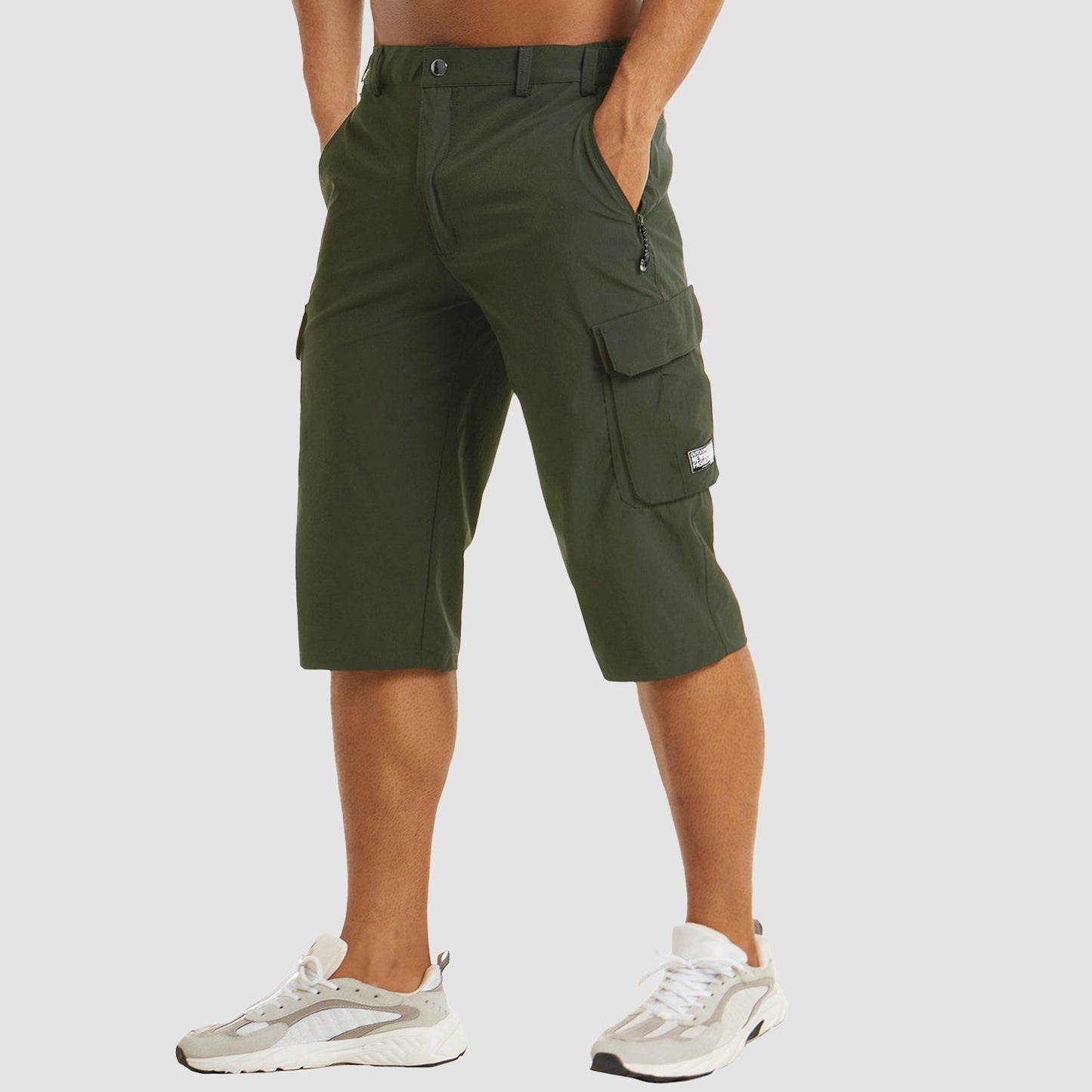 Cargo-Shorts für Männer aus schnelltrocknendem Nylon mit bequemer Passform | Vielseitige Outdoor-Bekleidung für Sommerabenteuer 5