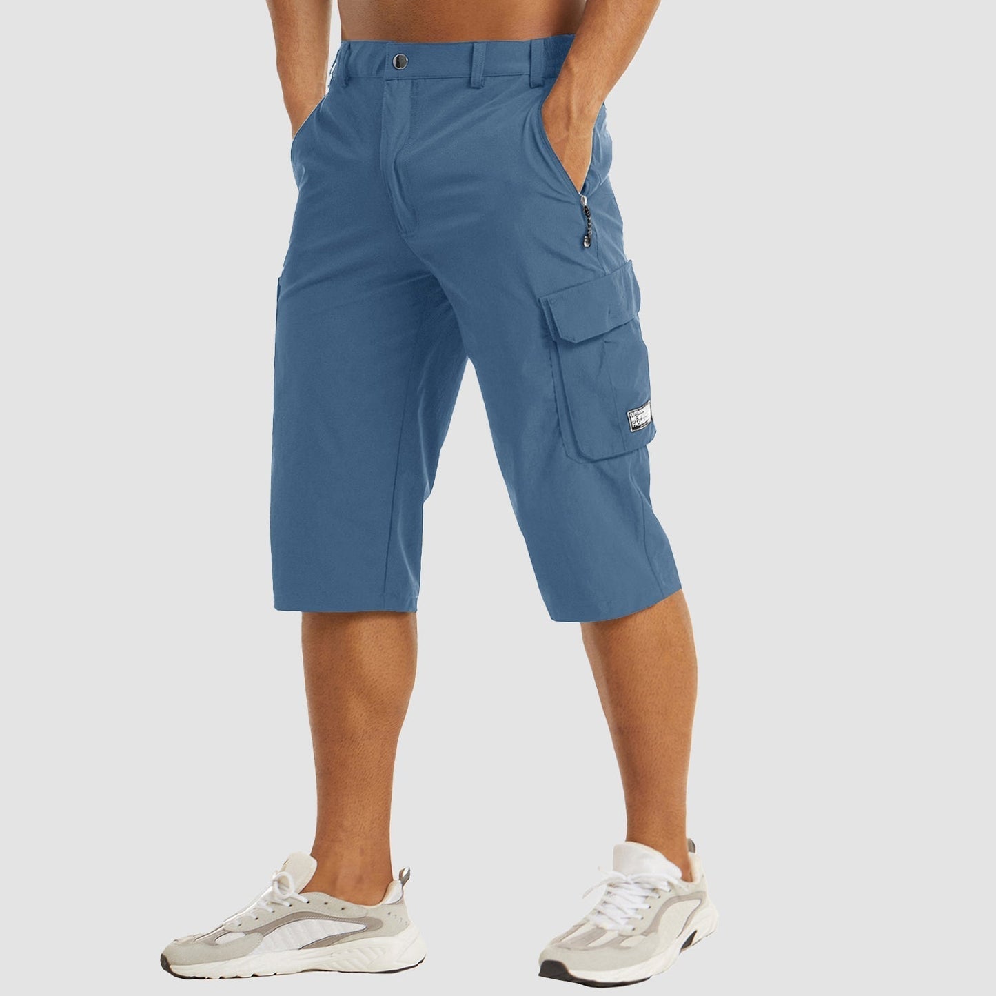 Cargo-Shorts für Männer aus schnelltrocknendem Nylon mit bequemer Passform | Vielseitige Outdoor-Bekleidung für Sommerabenteuer 6