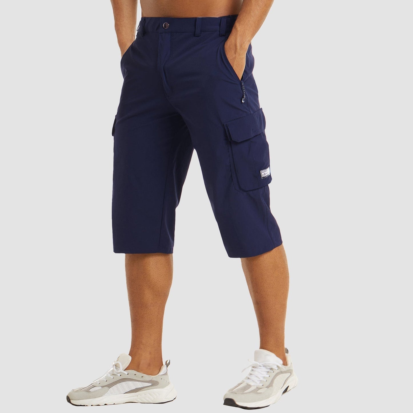 Cargo-Shorts für Männer aus schnelltrocknendem Nylon mit bequemer Passform | Vielseitige Outdoor-Bekleidung für Sommerabenteuer 7
