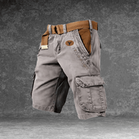 Cargo Shorts Herren Regular Fit Freizeit Sommer