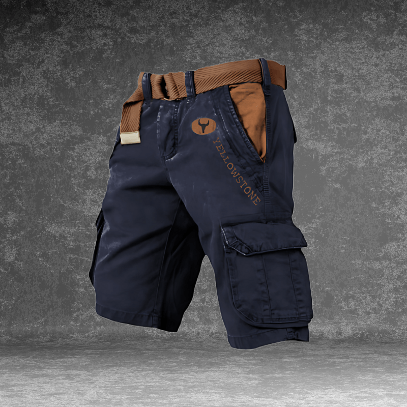 Cargo Shorts Herren Regular Fit Freizeit Sommer