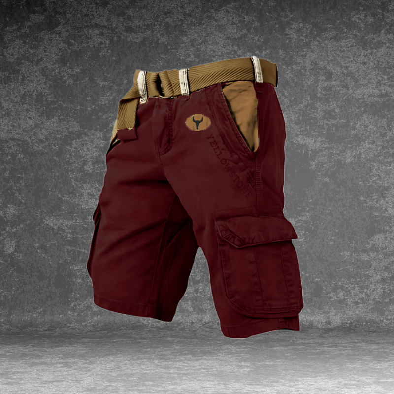 Cargo Shorts Herren Regular Fit Freizeit Sommer