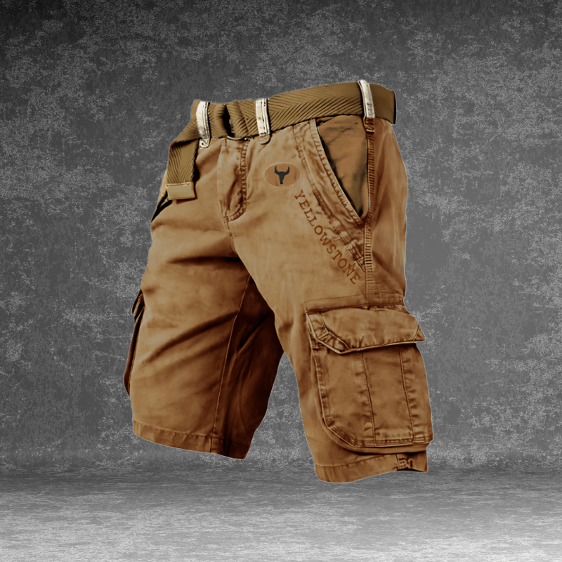 Cargo Shorts Herren Regular Fit Freizeit Sommer