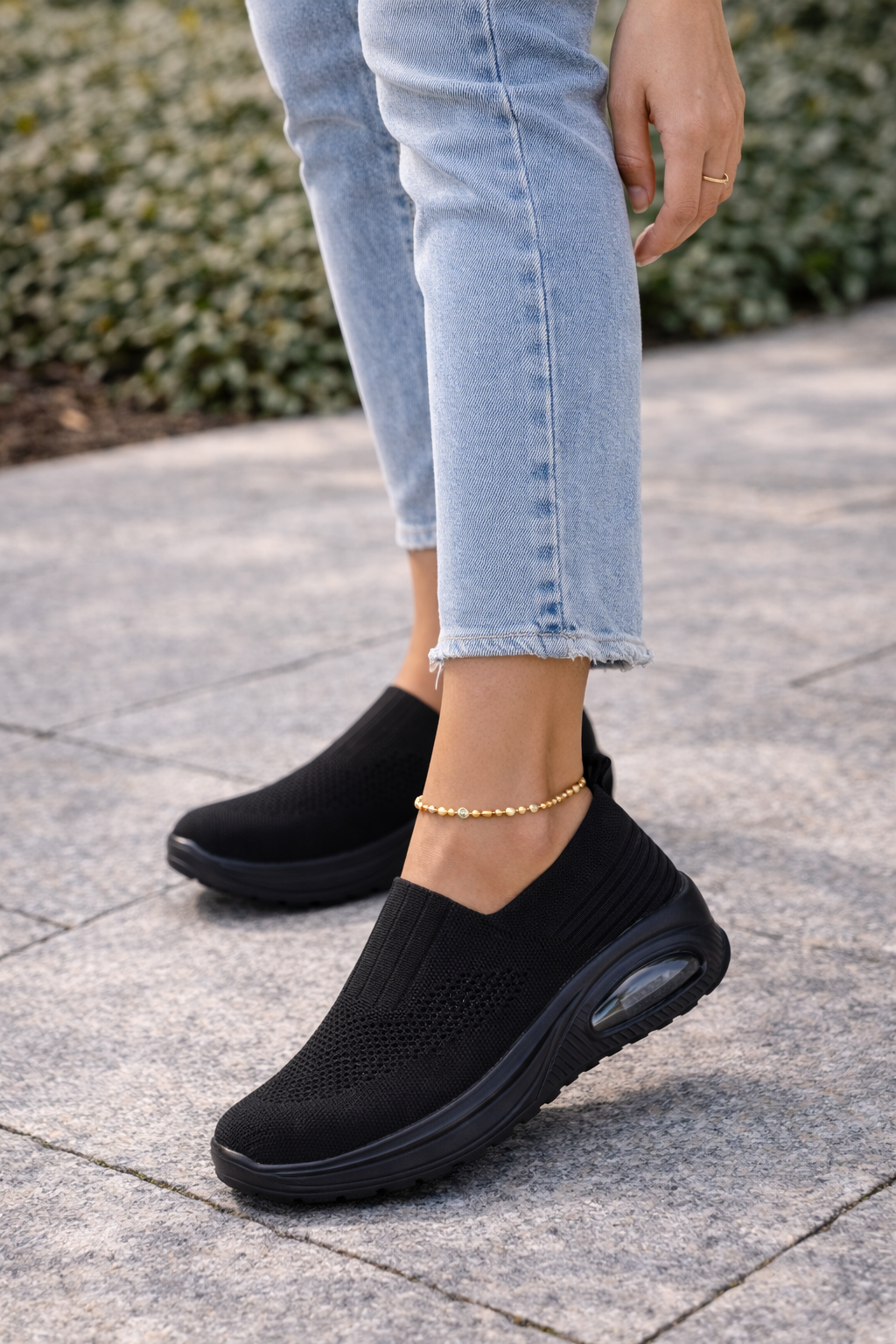 Damen Slipper Sneaker Slip-On Freizeit Komfort
