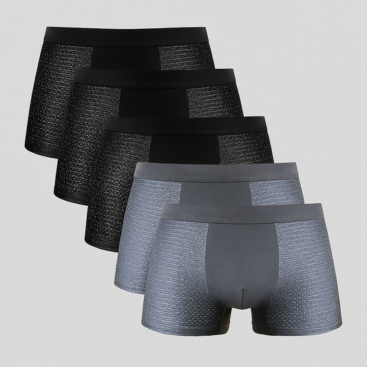 Mesh-Boxershorts Herren Regular Fit Freizeit 5er-Pack