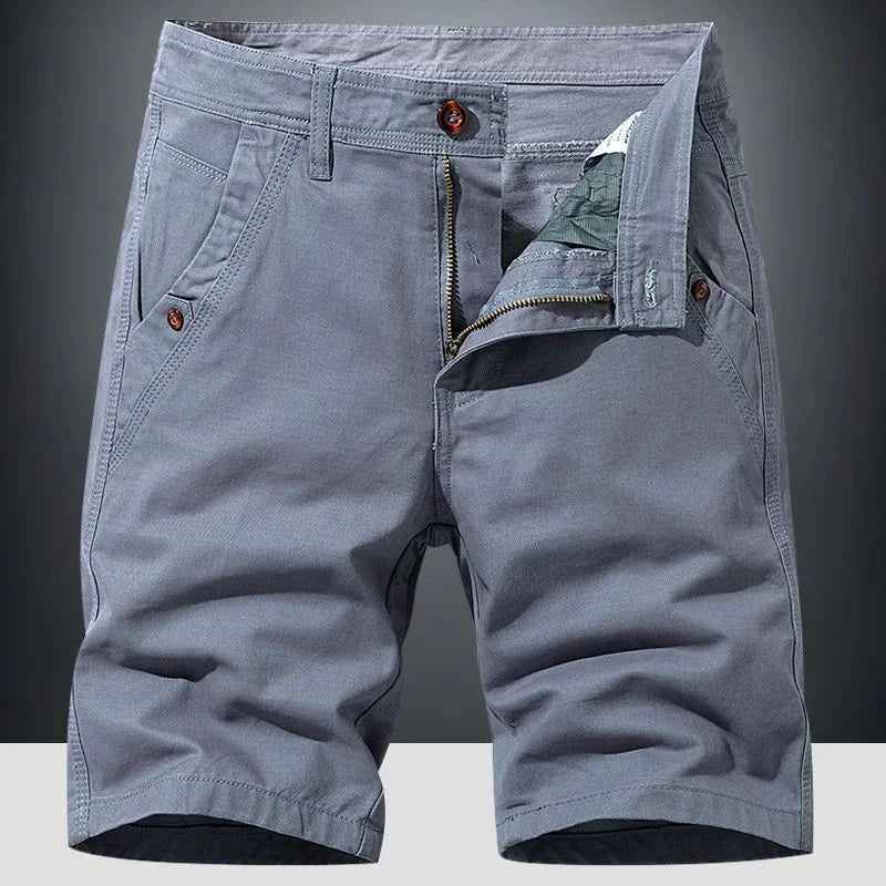 Chino Shorts Herren | Bequeme Kurze Hosen mit Knopf- und Reißverschluss | Atmungsaktive Sommerkleidung für Komfort 0