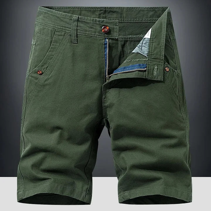 Chino Shorts Herren | Bequeme Kurze Hosen mit Knopf- und Reißverschluss | Atmungsaktive Sommerkleidung für Komfort 2