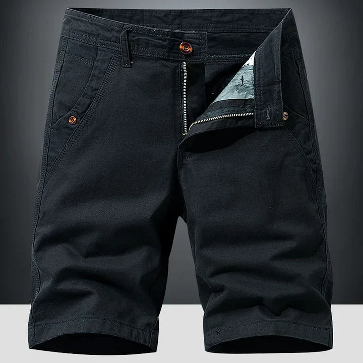 Chino Shorts Herren | Bequeme Kurze Hosen mit Knopf- und Reißverschluss | Atmungsaktive Sommerkleidung für Komfort 4