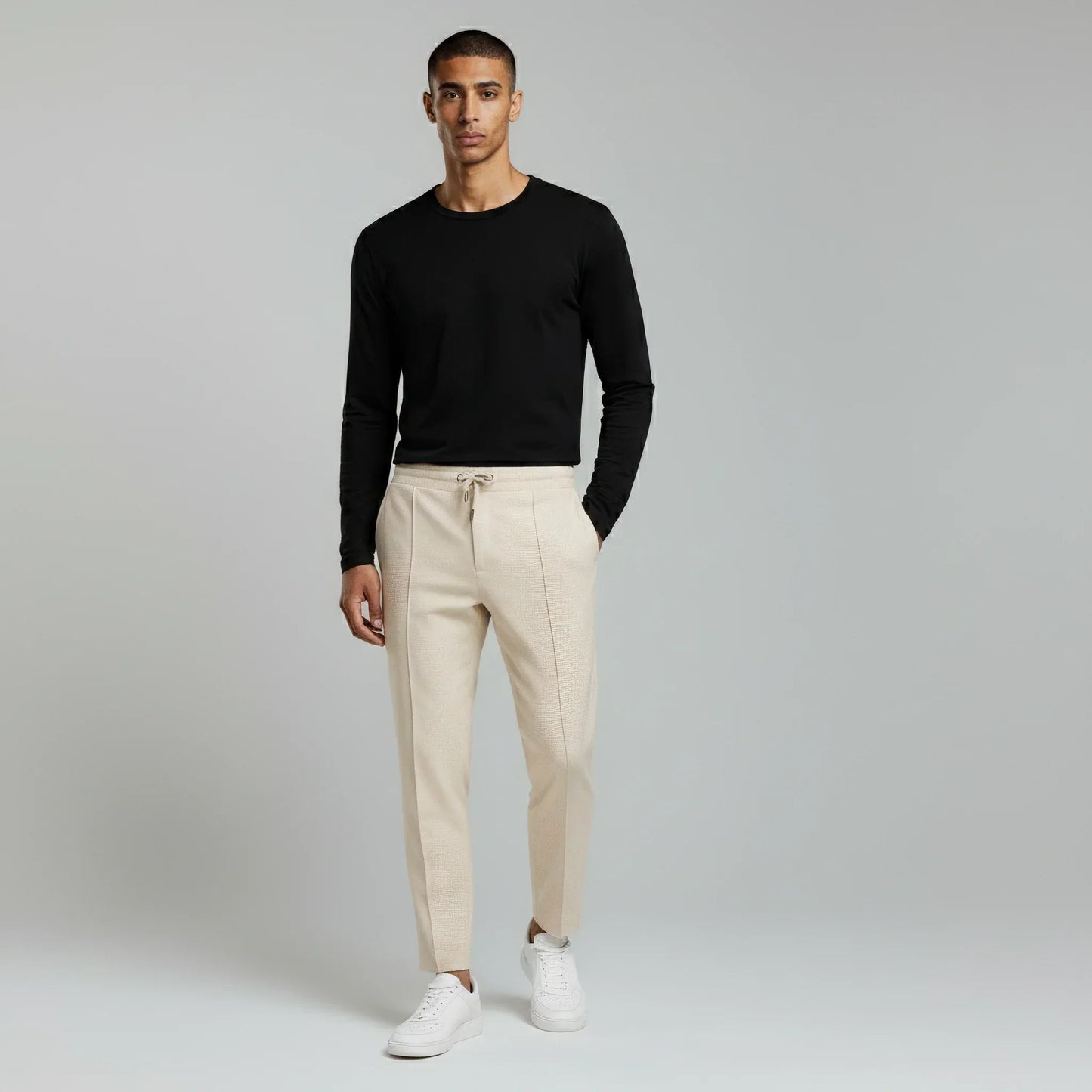 Herren Slim Fit Jogginghose Freizeit mit strukturierter Oberfläche